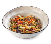 Лапша пшеничная с овощами