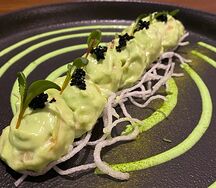 Креветки в пряном соусе васаби