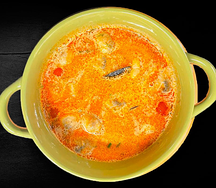 Суп том ям из морепродуктов