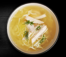 Суп-лапша домашняя с курицей