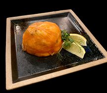 Салат с лососем