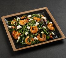 Салат с креветками