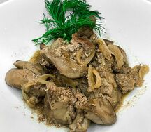 Печень жареная куриная
