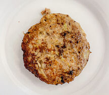 Куриные оладья с кабачком