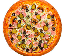 Пицца Капричоза традиционное тесто средняя (30см)