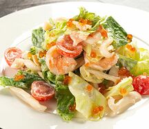 С морепродуктами и икрой