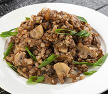 Гречка с грибами