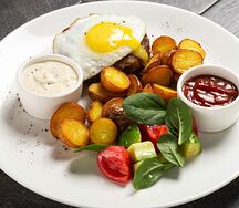 Котлета с картофелем