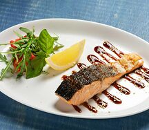 Стейк из лосося