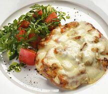 Свинина с баклажанами и грибами