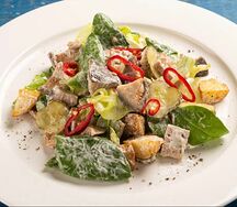 С груздями и свининой