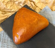 Пирожок с печенью и картофелем