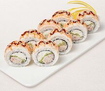 Королевский ролл с креветкой