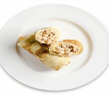 Блины с курицей и грибами