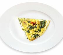 Омлет со стручковой фасолью