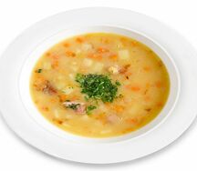 Гороховый суп с копченостями