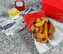Картофель по-деревенски Острый маленький