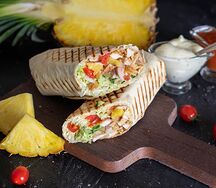 Шаурма с ананасом