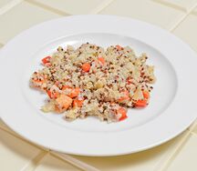 Киноа с овощами