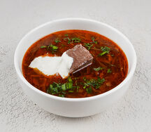 Борщ со свининой