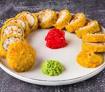 Ролл Цезарь с креветкой