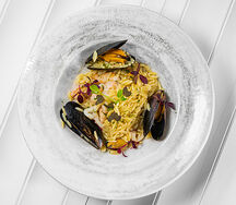 Орзо с морепродуктами