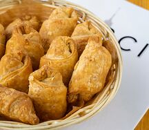 Трубочка с орехом