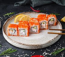 Ролл Калифорния с креветкой