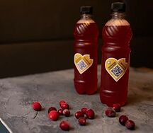 Морс клюквенный собственного приготовления