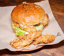 Бургер с курицей