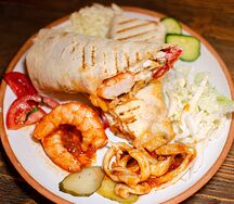 Шаурма с морепродуктами