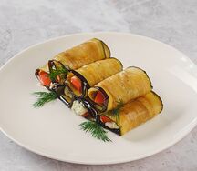 Баклажаны с орехом и зеленью