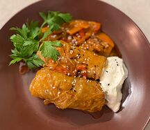 Голубцы из говядины со сметаной 