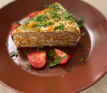 Печеночный тортик 