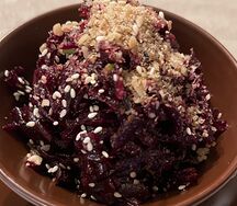 Свекла отварная с грецким орехом