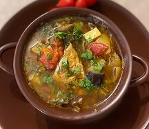 Хашлама с курицей 