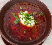 Борщ Красный с курицей