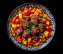 Мясо с овощами