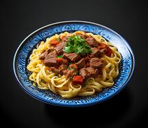 Удон с говядиной