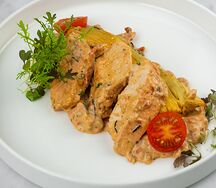 Куриное филе с картофельным гратеном