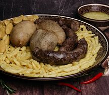 Галнаш с сушенной колбасой