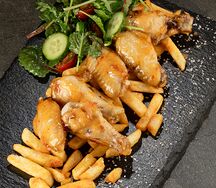 Крылышки в сладком соусе чили