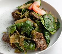 Салат с говяжьей вырезкой