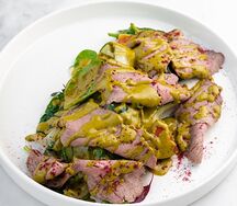 Салат с ростбифом