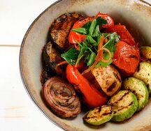 Овощной шашлык