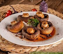 Шампиньоны на мангале