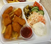 Наггетсы с гарниром (халяль)