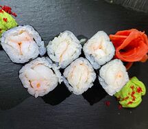 Хосомаки с тигровой креветкой