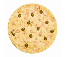 Пицца с лососем