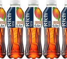 Черный холодный чай Rich Персик